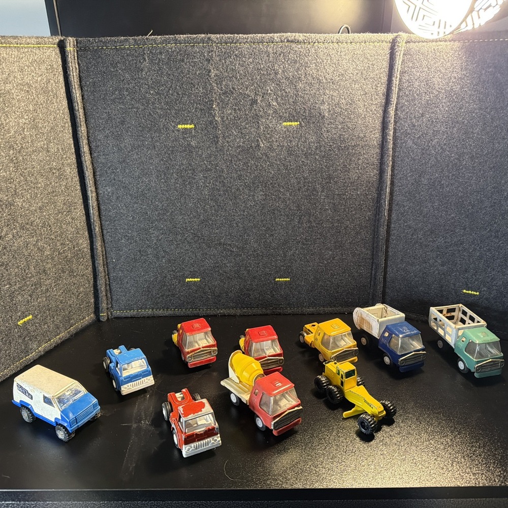 10X Vintage Tonka Tootsie‎ Toy, Unbranded Metal Diecast Vehicles Bundle